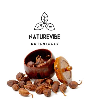 Naturevibe Botanicals Organic Black Cardamom Pods Whole 3.5oz (100g) | Non-GMO, Gluten Free Indian Spice - Buy Online on SooperMarket.com