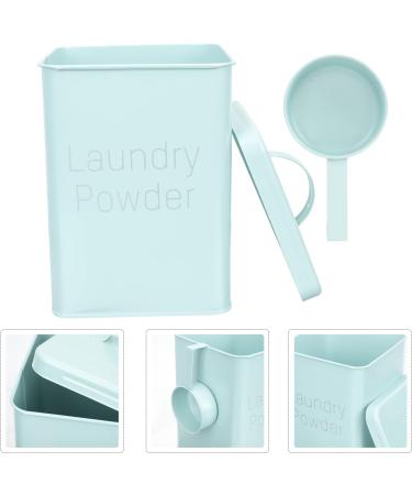 Cabilock 1 Softener Dispenser Set Laundry Box Household Iron Bucket Washing Bucket Laundry Holder for Washing Laundry Storage Fabric Softener Fabric Sky-blue 23X15.5CM - Buy Online on SooperMarket.com