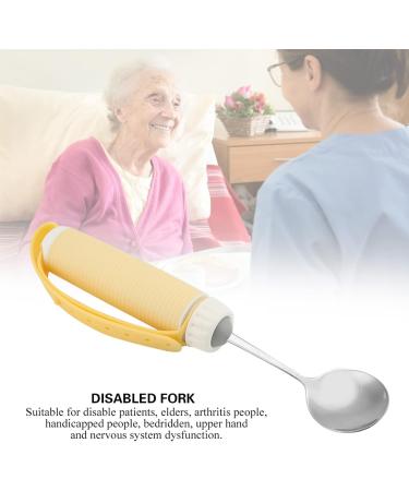 Disabled Fork Tablewares Eating Anti Spill Food Aid Utensil Anti Fall Cooking Tableware Tableware Utensil Home Cooking Utensil Anti Falling for Flatware Chests (Spoon) - Buy Online on SooperMarket.com
