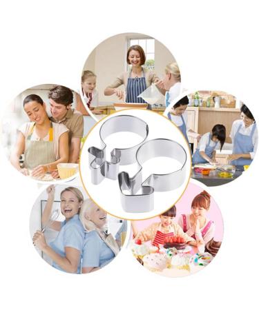 MAGICLULU 4 Pcs Stainless Steel Biscuit Mold Baking Mold Gender Symbol Cookie Self Made Cake Mold Logo Mould Chocolate Mold Embossing Mould Metal Dies Fruit Men and Women 2 Piece Set 2 pcsx2pcs Silverx2pcs - Buy Online on SooperMarket.com
