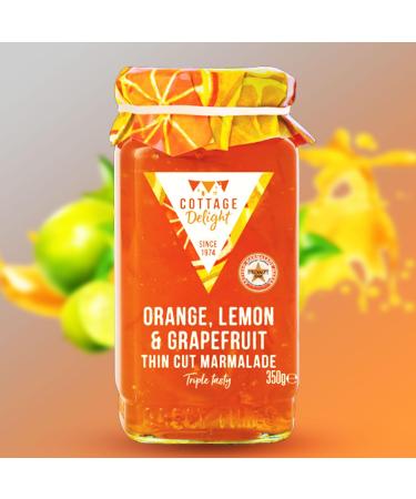 Cottage Delight Jam Pick N Mix - Create Custom Jam Combo with 15+ Flavours | Blood Orange Classic Breakfast Classic Orange Fruity Blackberry | 6 Pack - Perfect Jam Gift Set for Jam Lovers - Buy Online on SooperMarket.com