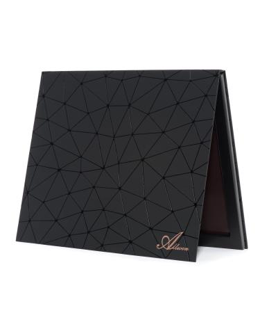 Allwon Extra Large Magnetic Palette Black Empty Makeup Palette for Eyeshadow Lipstick Blush Powder
