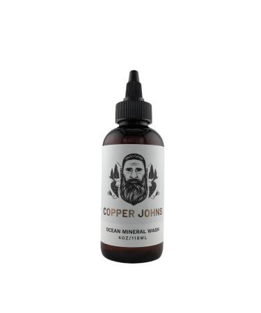 Ocean Mineral Wash | Facial Cleanser for All Skin Types | Made with Vitamin E & Rose Hip | Lightly Scented | 4oz