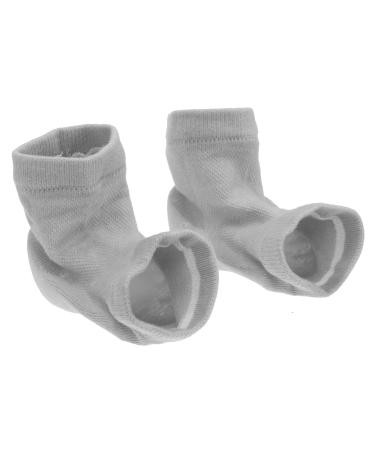 COOLHIYA 1set Heightening Socks Invisible Height Increase Insoles Heel Half Heel Boost Insole Breathable Socks Inner Heightened Sock Pad Men and Women Polyester Cotton Universal Booster pad 12.5x11cm Grey