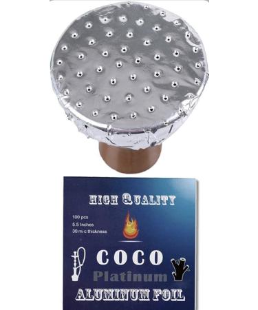 PLATINUM Edition of Foil with Holes 3mil Thickness , Aluminum Foils Pre-Punched, Heavy Aluminum Precut Foil 5.5 Inches Wide (100 Foil Sheets)