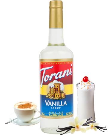 Torani Vanilla Flavour Syrup 750ml bottle 2 Pack Transparent & Hazelnut Flavour Syrup 150ml Syrup+Hazelnut Flavour Syrup Vanilla 750 ml (Pack of 2) - Buy Online on SooperMarket.com