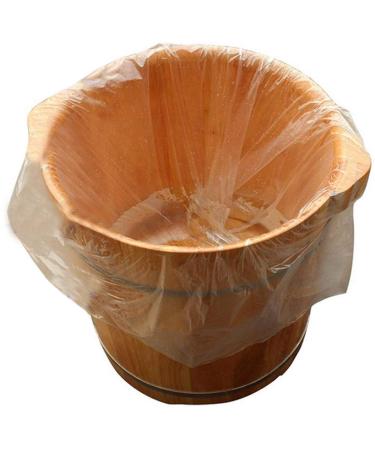 80Pcs Clear Spa Pedicure Disposable Liner Foot Bath Liners Bath Basin Bags for Hotel Beauty Spa and Home Use