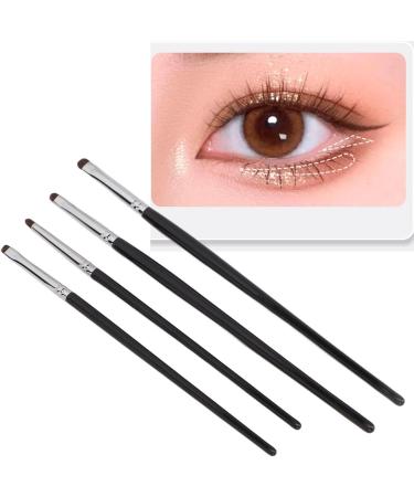 4pcs Eye Shadow Smudge Brush Detailed Handle Hair Detail Makeup Brush Kit Brochas Ojos Eyeline Brushes Soft Comfortable - Buy Online on SooperMarket.com