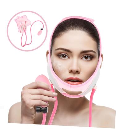 Beavorty 1pc Inflatable Face Strap Belt Face Lifting Strap Facial Beauty Supply Fabric Pink - Buy Online on SooperMarket.com