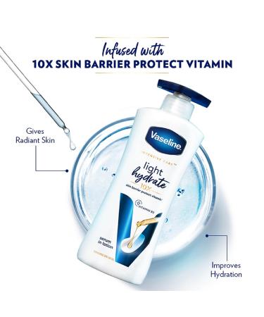 Vaseline Light Hydrate Serum Lotion 400ml | Superlight Non-Sticky Hydration Boost for All Skin Types - Buy Online on SooperMarket.com