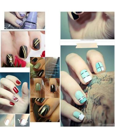 38 Rolls Nail Striping Tape Line Multicolor Rolls Striping Tape Line Nail Art Decoration Sticker Diy Nail Tip Mixed Colors - Buy Online on SooperMarket.com