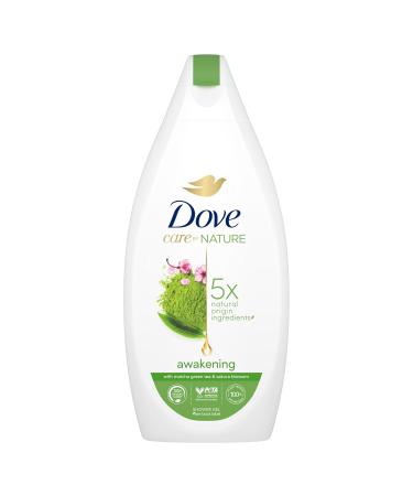 Unilever Dove Care By Nature Awakening Shower Gel - Green Tea & Flowers Extract Hydrating Body Wash with Natural Ingredients | 400ml - Buy Online on SooperMarket.com