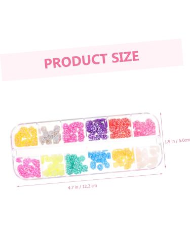 FRCOLOR 12 Boxes Nail Art Nail Biter Stop Nail Tips Set Manicure Set Nail Art Set Mobile Phone Decorative Beads Epoxy Nail Splitters Beading Polymer Clay - Buy Online on SooperMarket.com