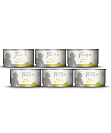 Mjamjam - Premium wet food for cats - Duo of delicate duck & good turkey on subdued pumpkin 6 -pack (6 x 100 g) grain free with extra meat duck + turkey 100 g (6 Pack)