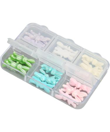 Rabbit Nail Decoration Nail Ornaments Adequate Quantity Safe Resin Multipurpose Beautiful for Nail Salon for Winter - Buy Online on SooperMarket.com