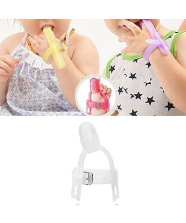 Silicone Thumb Sucking Prevention for Toddler - Adjustable Finger Protector Teether for Baby Infant - Buy Online on SooperMarket.com