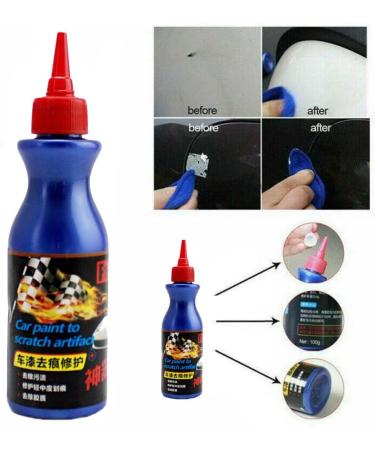 Scratch Repair Wax for Car Professional Car Paint Scratch Repair Agent Car Wax Scratch Remover Car Scratch Repair Wax with Wipe & Spong (3PCS) - Buy Online on SooperMarket.com