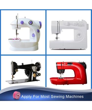 BetyBedy 36Pcs Bobbins and Sewing Threads with Bobbin Case - Pre-Wound Bobbins Set for Multiple Sewing Machines - Standard Size, Assorted Colors - Plastic - Buy Online on SooperMarket.com