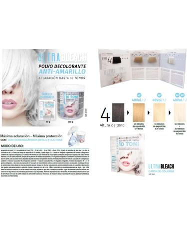 Discoloration Kaypro 500gr Ultra Bleach No Yellow 10 Tones - Buy Online on SooperMarket.com