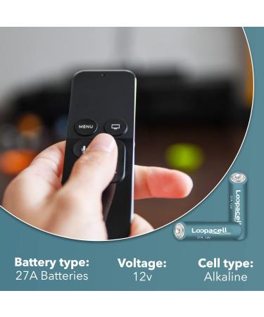 Buy 27A 12V Alkaline Battery Pack (5) - Long Lasting Leakproof MN27 for Garage Doors Key Fobs & More - Fast International Shipping - Buy Online on SooperMarket.com