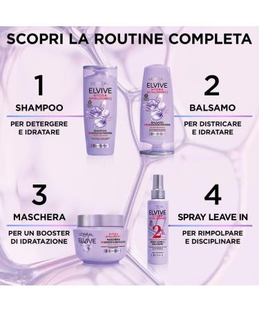L'Or al Paris Elvive Balsamo Hydra Hyaluronic 72H Deep Hydration with Hyaluronic Acid 250ml Hydra Hyaluronic Balm - Buy Online on SooperMarket.com