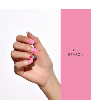 Buy Nailog UV Gel Nail Film - 20 Self-Adhesive Gel Strips with Spring Flowers - Salon Quality Manicure - International Shipping Available - Buy Online on SooperMarket.com