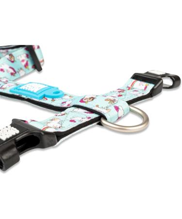 Max & Molly H-Shaped Dog Harness | Ultra-Comfortable Neoprene for Medium Dogs | Unicorn Design | Padded & Lightweight Safety - Buy Online on SooperMarket.com