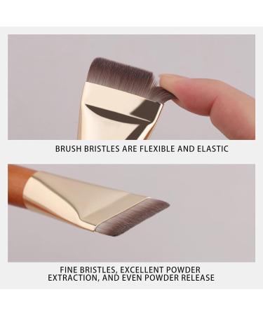 Jomewory Blending Brush for Makeup Wooden Handle Liquid Foundation Brush Face Makeup Tool Professional Contour Brush for Liquid Cream Powder Blending Buffing - Buy Online on SooperMarket.com
