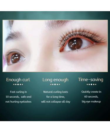 carrub Heated Eyelash Curler 2 in 1 Clip-Type Eyelash Curler with Comb USB Rechargeable Portable Electric Eyelash Curler Easy Install Easy to Use - Buy Online on SooperMarket.com