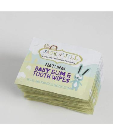 Jack n Jill Natural Baby Gum & Tooth Wipes - 25 Individually Wrapped for Clean Teeth - Buy Online on SooperMarket.com