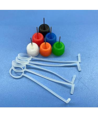 Dajidafu Oil Dropper Bottle with Steel Needle DIY Crafts Drip Storage Essential Dispenser Accessory Professional Random Color - Buy Online on SooperMarket.com