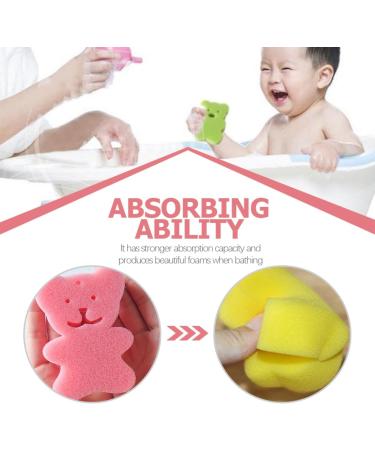 Angoily 10pcs Children's Bath Sponge Set - Soft Facial Scrubbers & Shower Loofahs for Babies & Kids | Eco-Friendly Cleaning Tools for Gentle Bath Time Care - Buy Online on SooperMarket.com