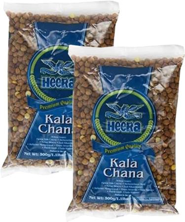 Seelans | Heera Kala Chana 500g (Pack of 2) | A Rich Source Of Protein With Sweet And Nutty Flavor | Can Be Used To Make A Number Of Dishes