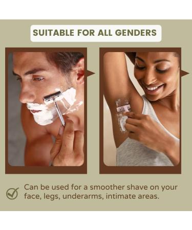 Fragrance-Free Shea Butter Shaving Soap for Sensitive Skin - Moisturizing & Long Lasting (Pack of 3 - Buy Online on SooperMarket.com