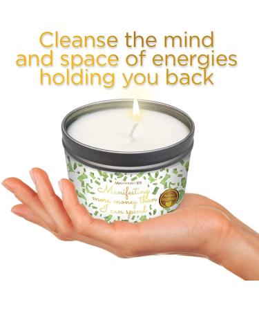 Manifesting Abundance: 101 Money Magnet Tin Candle - 6oz - Buy Online on SooperMarket.com