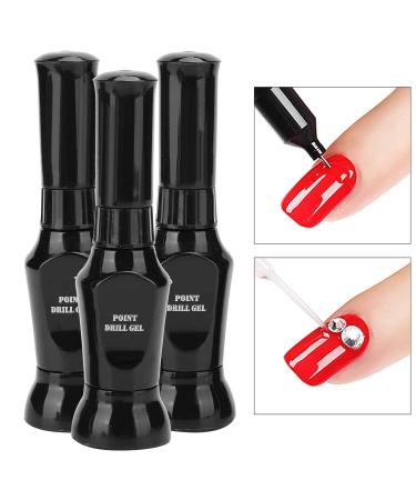 3 Pcs Nail Rhinestone Super Adhesive Glue for Jewelry, UV Gel, and Resin - Nail Art Accessory for Gem Decoration - Buy Online on SooperMarket.com