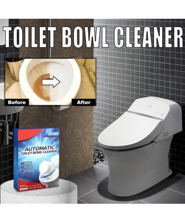 12PCS Box Toilet Cleaning Tablets Toilet Cleaners with Bleach Slow Releasing for Bathroom Toilet Tank - Buy Online on SooperMarket.com