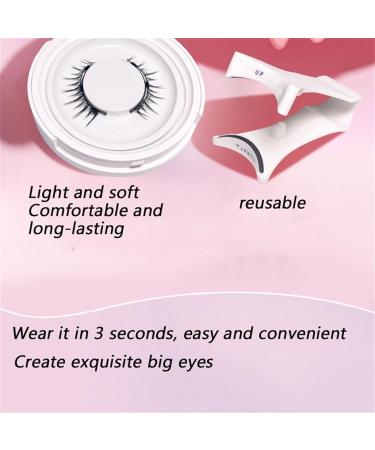 Buy Crafty Magnetic Eyelashes - No Glue Needed Easy to Wear & Reusable Lashes Kit | Kraftyco EM11 - Buy Online on SooperMarket.com