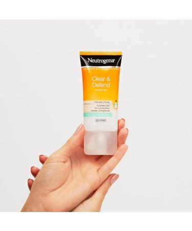 Neutrogena Clear and Defend Moisturiser 50ml - Skin Clearing Daily Moisturizer - Buy Online on SooperMarket.com