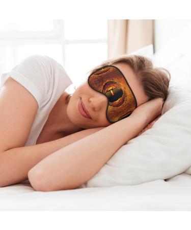 Microphone with Music Note Print Double-Sided Eye Mask Soft and Light Blocking for Enhancing Sleep Quality - Buy Online on SooperMarket.com