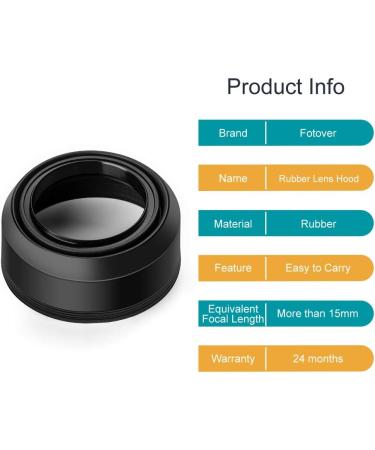 62mm Universal Collapsible Lens Hood with Lens Cap for Canon Nikon Sony Pentax Olympus Fuji Camera - Buy Online on SooperMarket.com