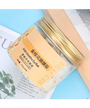 Gold Osmanthus Eye Mask 80pcs - Anti-Aging Collagen Patches for Puffy Eyes, Dark Circles, Wrinkles, and Eye Bags - Deep Moisturizing Formula with Elasticity Boost - Buy Online on SooperMarket.com