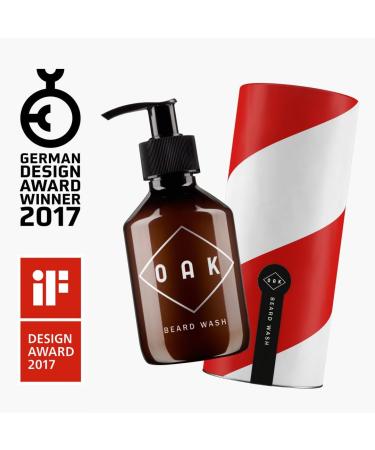 Natural Oak Beard Wash & Bartshampoo (200ml) - Gently Cleans & Refreshes for All Beard Types - Buy Online on SooperMarket.com