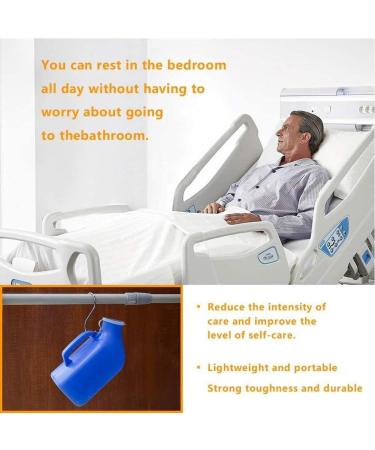 Portable Male Urinal Potty Pee Collector Storage for Hospital Travel Camping Tight with 2000ml Lid S8G5 Seal Leakproof - Buy Online on SooperMarket.com