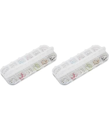 2 Boxes Nail Art Rhinestones Chains Multifunction 12 Colors Metal Bling Decal DIY Fingernails Charms for Acrylic Nails Nail Art Decoration Nail Art Accessories for Nail Salon Home - Buy Online on SooperMarket.com