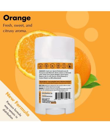 MONA BRANDS All Natural Deodorant For Women & Men | For Sensitive Skin | No Aluminum or Baking Soda | (2-Pack ORANGE 1.76 Oz each) - Buy Online on SooperMarket.com