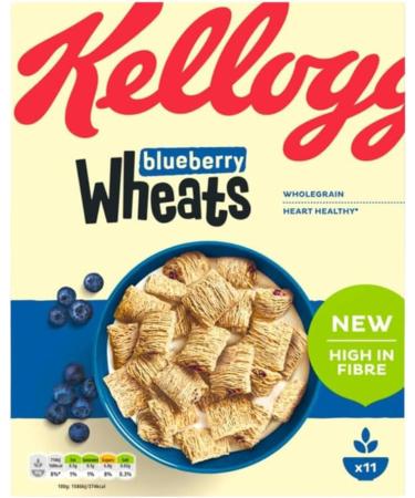 Breakfast Cereal Bundle Containing Kellogg's Blueberry Wheats 500g & Mixed Berries Wheats 500g (2 Pack) - Buy Online on SooperMarket.com