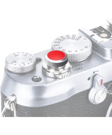 JJC Camera Soft Release Button for Fuji X-T5 X-T4 X-T3, Sony RX1R II, Leica M10, Nikon Df - Gray & Red - Buy Online on SooperMarket.com