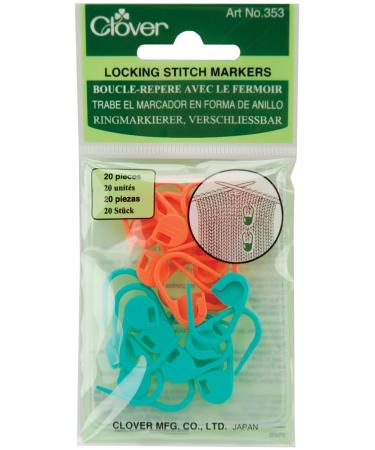 Clover Lock Ring Markers  20/pkg