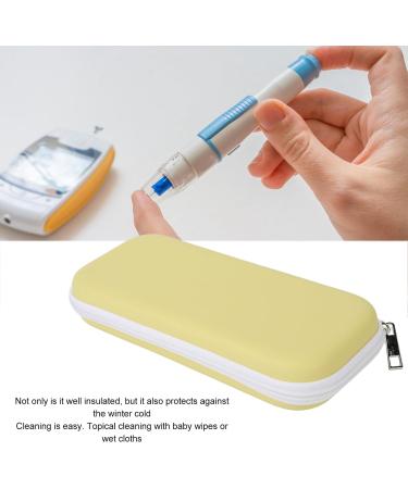 Cooler Bag Insulin Cooling Bag Excellent Insulation Portable for Insulin Pens (Yellow) - Buy Online on SooperMarket.com